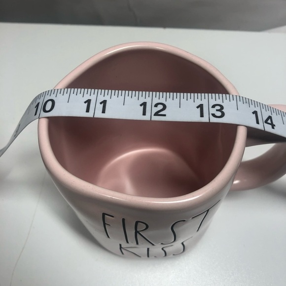 Rae Dunn Ligth pink mug “first kiss” - Picture 6 of 6